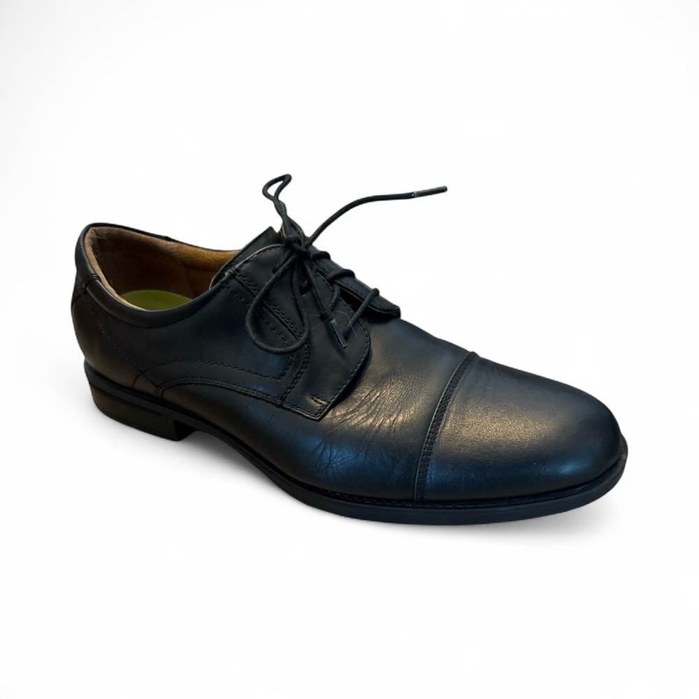 Florsheim Black Leather Oxford Shoes